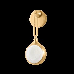 Riviere Wall Sconce, Vintage Gold Leaf