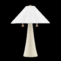 Alana Table Lamp, Aged Brass