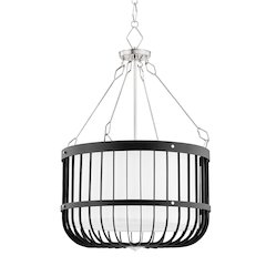 Landon Lantern, Polished Nickel