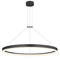 Corona Pendant, Satin Black