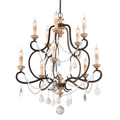 Bordeaux Chandelier, Parisian Bronze