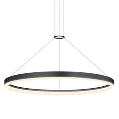 Corona Pendant, Satin Black