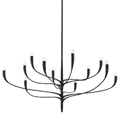 Labra Chandelier, Aged Iron
