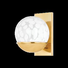 Cleo Wall Sconce, Aged Brass