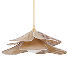 Florina Pendant, Aged Brass