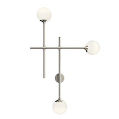 Sabon Wall Sconce, Satin Nickel