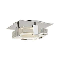Bourne Semi-Flush, Polished Nickel