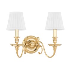 Charleston Wall Sconce, Aged Brass