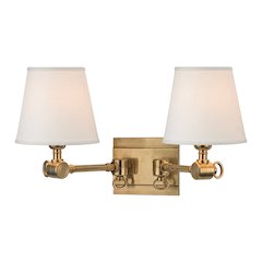 Hillsdale Wall Sconce, Aged Brass