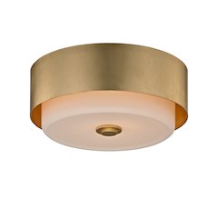 Allure Flush Mount, Gold Leaf
