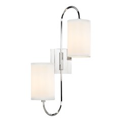 Junius Wall Sconce, Polished Nickel