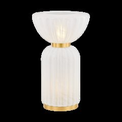 Cordelia Table Lamp, Aged Brass