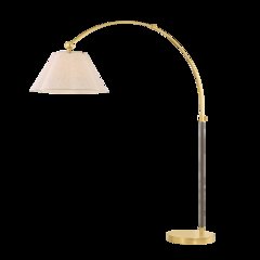 Janie Floor Lamp, Aged Brass
