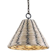 Solana Chandelier, Hand-Worked Iron