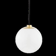 Stella Pendant, Aged Brass