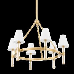 Janelle Chandelier, Aged Brass