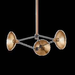 Axel Chandelier, Patina Brass