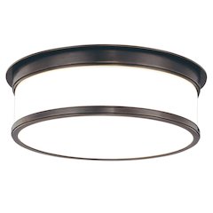 Geneva Flush Mount, Old Bronze