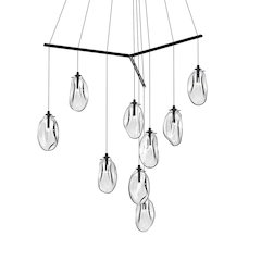 Liquid Pendant, Satin Black