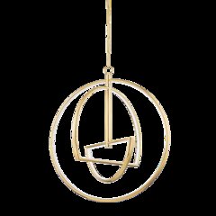 Welland Chandelier, Aged Brass