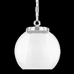 Sasha Pendant, Polished Nickel