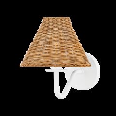 Issa Wall Sconce, Texture White