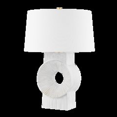 Milner Table Lamp, Aged Brass