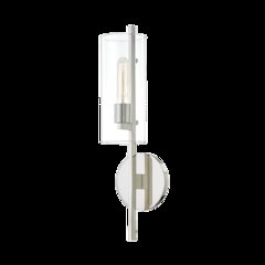 Ariel Wall Sconce, Polished Nickel
