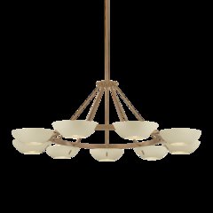 Alturas Chandelier, Patina Brass