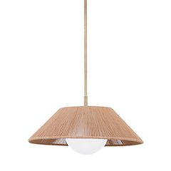 Lisbon Pendant, Patina Brass