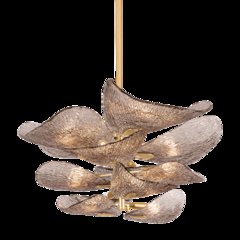 Cardiff Chandelier, Vintage Gold Leaf