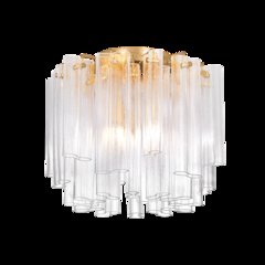 Varenna Semi Flush, Vintage Gold Leaf