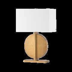 Colma Table Lamp, Patina Brass