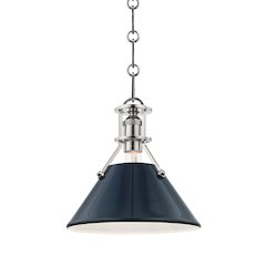 Painted No.2 Pendant, Polished Nickel