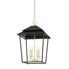 Natick Lantern, Aged Brass