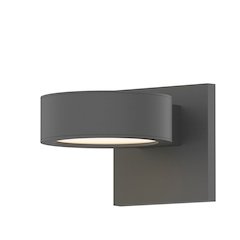 REALS Wall Sconce, Textured Gray