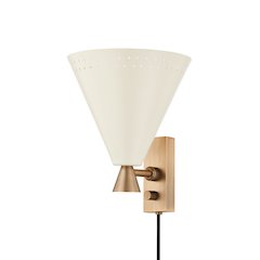 Marvin Plug-In Sconce, Patina Brass
