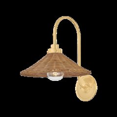 Kensington Wall Sconce, Aged Brass