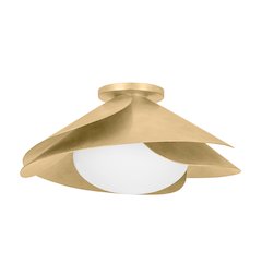 Brookhaven Flush Mount, Vintage Gold Leaf