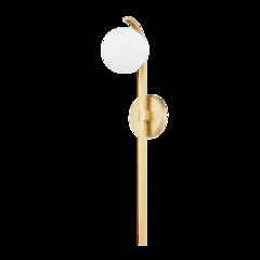 Laval Wall Sconce, Aged Brass