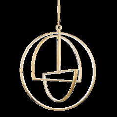 Welland Chandelier, Aged Brass