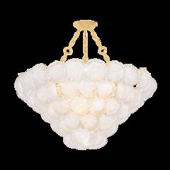 Cedar Hill Chandelier, Vintage Gold Leaf