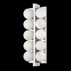 Emille Wall Sconce, Polished Nickel