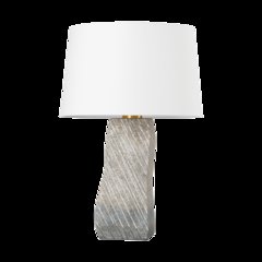 Raiden Table Lamp, Aged Brass