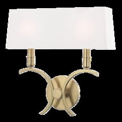 Gwen Wall Sconce, Aged Brass