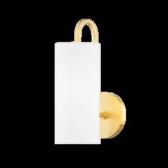 Freda Wall Sconce In Aged Brass Color