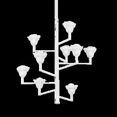 Alora Chandelier, White Plaster