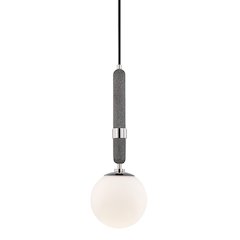 Brielle Pendant In Polished Nickel Color