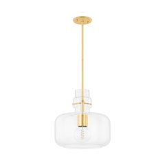 Lumi Pendant In Aged Brass Color