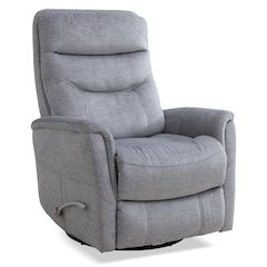 Gemini - Capri Silver Swivel Glider Recliner